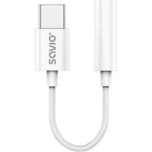 Savio USB-C to 3.5mm. 0.11m (Samsung) SAVIO AK-52 5901986047513