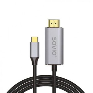 Savio Cable CL-170 HDMI 2.0B - USB-C v3.1