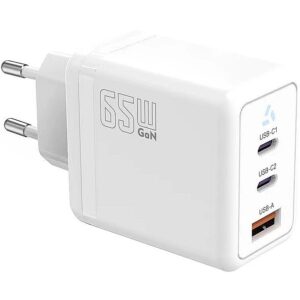 TB Charger 2x USB C + USB A Power Delivery white