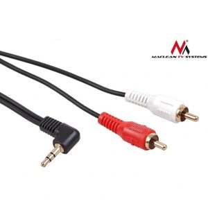 Maclean Cable 3.5mm mini jack 2RCA 3m black MCTV-825 MCTV-825 5902211102526