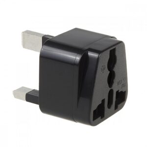 Maclean Adapter EU socket for UK MCE154 plug black MCE154 5902211105787