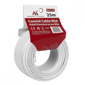 Maclean Coaxial cable MCTV-574 1.0CCS RG6 25m MCTV-574 5902211107118