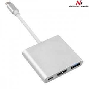 Maclean Adapter USB-C - HDMI / USB 3.0 / USB-C MCTV-84 MCTV-840 5902211109068