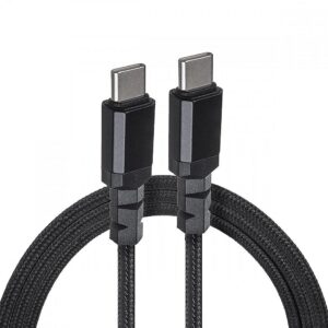 Maclean Cable 2x USB-C 100W 1m PD black Maclean MCE491 MCE491 5902211130529