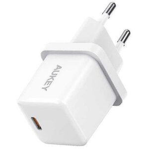 Aukey Mini ładowarka sieciowa PA-F5 OEM White 1xUSB-C 20W PD Power Delivery PA-F5 OEM White 5902666662668