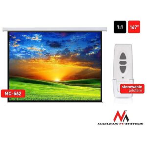 Maclean MC-562 Electric Projection Screen