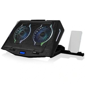 Modecom Podstawka chłodząca pod laptopa CF21 RGB SILENT FAN Czarna PL-MC-CF-21-RGB 5903560980261