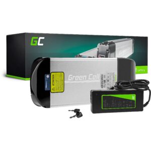 Green Cell Green Cell® E-Bike Battery 36V 15Ah Li-Ion Rear Rack with Charger EBIKE76STD 5904326371972