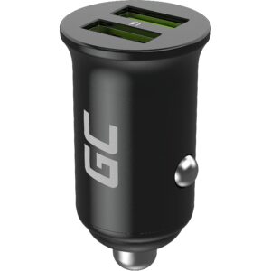 Green Cell Autoladegerät 36W GC PowerRide Nano36 mit 2x USB-A Ultra Charge Schnellladung CADM-GC-36AA 5904326375833