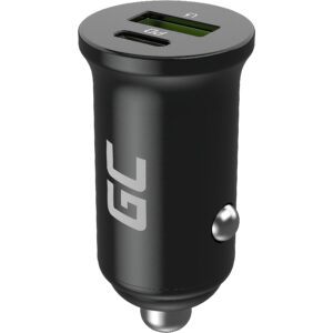 Green Cell Autoladegerät 38W GC PowerRide Nano38 mit USB-C USB-A Power Delivery und Ultra Charge Schnellladung CADM-GC-38AC 5904326375840