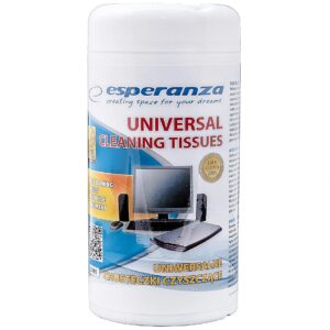 Esperanza ES105 Universal cleaning wipes - 100 items ES105 5905784766782