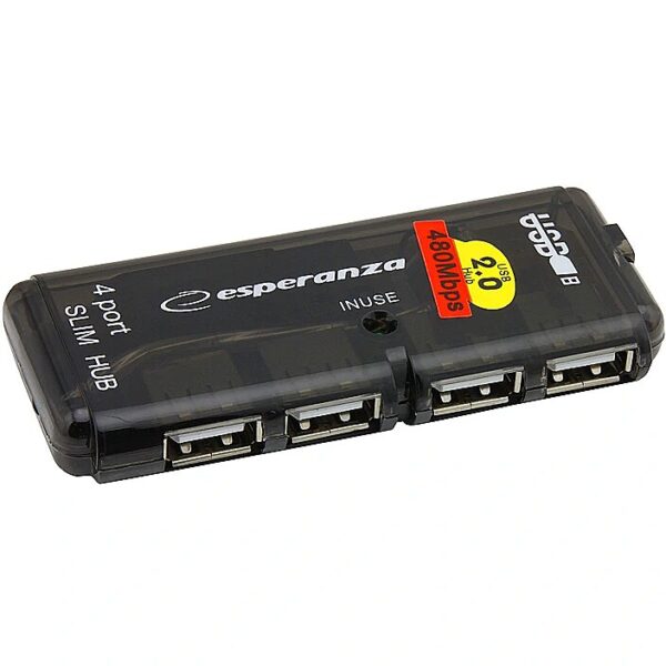 Esperanza HUB 4 PORTS USB 2.0 EA112 EA112 5905784768564