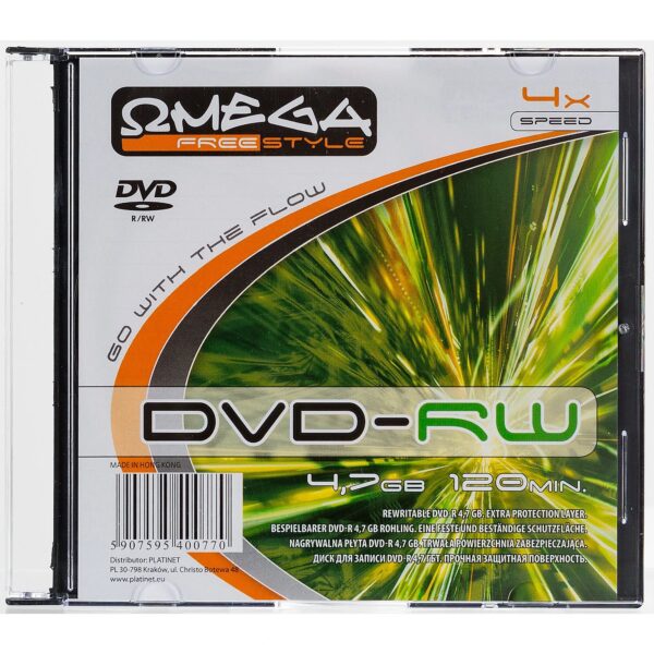 Omega Freestyle DVD-RW 4.7GB 4x slim 56699 5907595400770