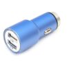 Omega car charger 2xUSB 2100mA Metal