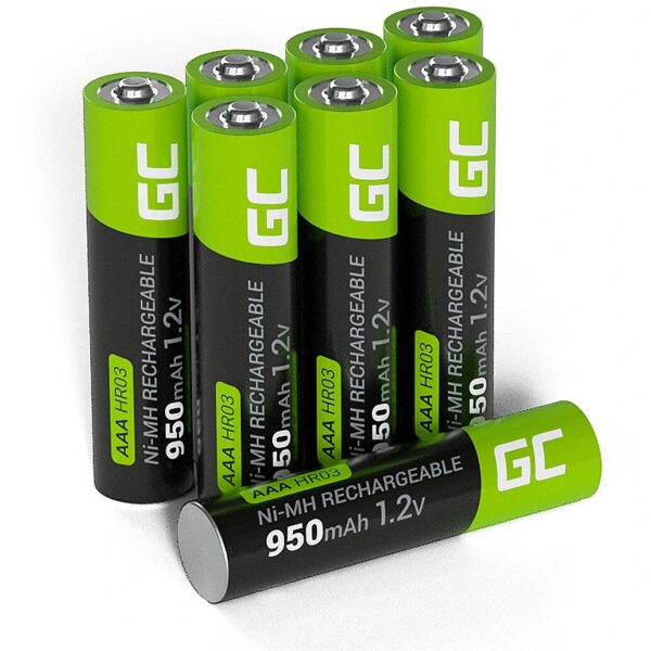 Green Cell 8x AAA HR03 950mAh Battery GR11 5907813962998