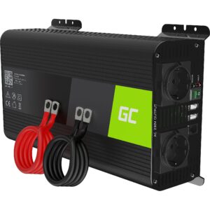 Green Cell Power Inverter PRO 12V to 230V 1000W/2000W Pure sine wave INVGC09 5907813963681