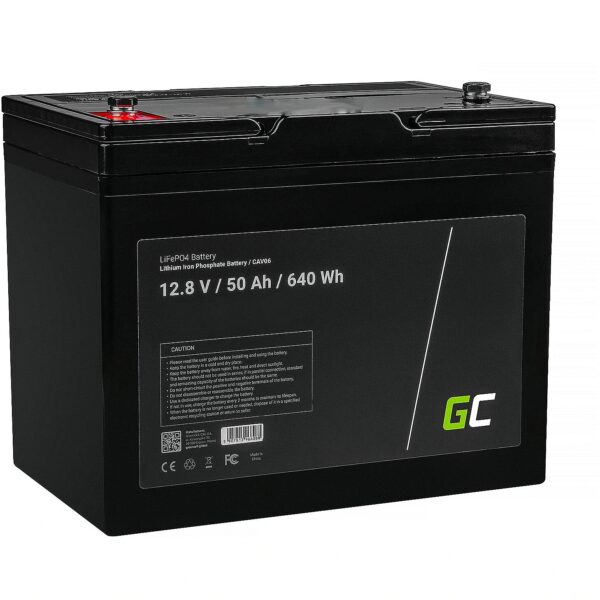 Green Cell LiFePO4 12V 12.8V 50Ah CAV06 5907813966088