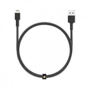 Aukey CB-BAL3 Black Nylon Reinforced cable Quick Charge Lightning-USB | 1.2m | Apple MFi certification CB-BAL3 Black 608119194957