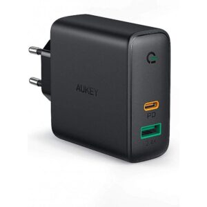 Aukey PA-D3 Wall Charger 2xUSB Power Delivery (1xUSB+1xUSB C) 5.4A 60W Dynamic Detect PA-D3 608119197859