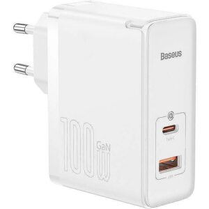 Baseus GaN5 Pro Wall charger USB-C / USB / 100W / 1m cable CCGP090202 6932172608965