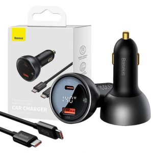 Baseus CGZX070001 Superme Car charger USB / USB-C 140W CGZX070001 6932172622374