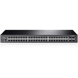 TP-LINK 48-PORT GIGABIT MANAGED SWITCH WITH 4 GIGABIT SFP SLOTS TL-SG3452 6935364010751