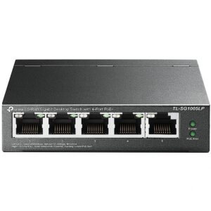 TP-LINK TL-SG1005LP 5-Port Gigabit Desktop PoE Switch with 4-Port PoE+ TL-SG1005LP 6935364052720