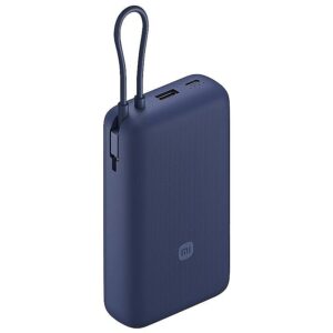 Xiaomi 33W Power Bank (Integrated Cable) | 20000 mAh | USB-C/USB-C cable/USB-A | Blue BHR8975GL 6941812795651