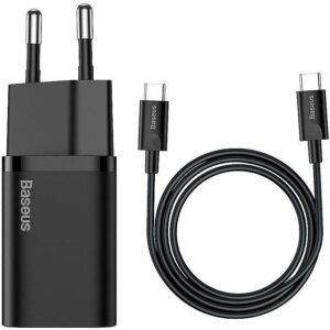 Baseus MOBILE CHARGER WALL 25W/1M BLACK TZCCSUP-L01 TZCCSUP-L01 6953156206021