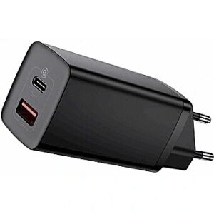 Baseus Lādētājs Baseus Travel Charger USB / USB-C 65W CCGAN2L-B01 6953156232938