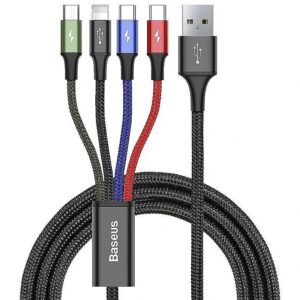 Baseus USB-A to 2x USB-C/Lightning/MicroB