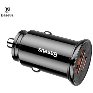 Baseus CCALL-YS01 USB + Type-C Socket 30W PPS Car Charger (PD3.0 QC4.0 + SCP) Black CCALL-YS01 6953156286535