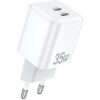 Awei Charger GaN 35W 2xUSB-C PD65 white AWE000217 6954284009515