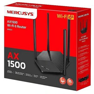 TP-LINK AX1500 Dual-Band Wi-Fi 6 Router 300 Mbps at 2.4 GHz + 1201 Mbps at 5 GHz MR60X 6957939000639