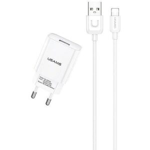 USAMS Lad.siec 1xUSB t21 Lightning 2.1A USA000447 6958444969916