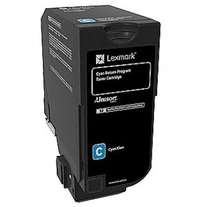 Lexmark Lexmark High Capacity Cyan Return Programme 84C2HC0 Toner Cartridge 84C2HC0 734646608473