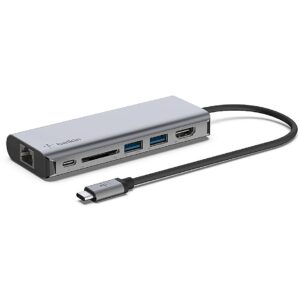 Belkin USB-C 6-in-1 Multiport Adapter AVC008BTSGY 745883819829