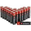 Verbatim ALK BATTERY AA 24 PACK BOX ALKALINE BATTERY 49505