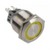 DimasTech Vandalismustaster 25mm - Silverline - gelb PD066 8032089003087