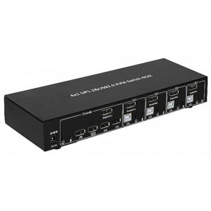 Techly 101935 Przełącznik KVM 4/1 DisplayPort/USB 4K 30Hz