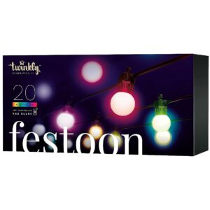 Twinkly Festoon Lights 20 LED RGB TWF020STP-BEU 8056326671563