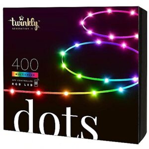 Twinkly Dots 400 LED RGB transparent wire TWD400STP-TEU 8056326677855