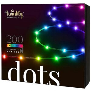 Twinkly Dots 60 LED RGB black wire TWD060STP-B 8056326677909