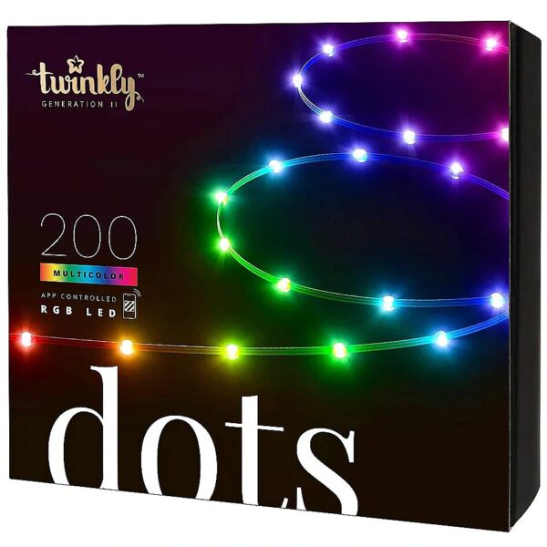 Twinkly Dots 60 LED RGB transparent wire TWD060STP-T 8056326677916