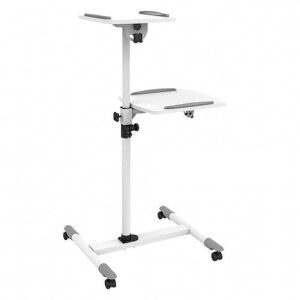 Techly Universal projector / notebook trolley with two shelves