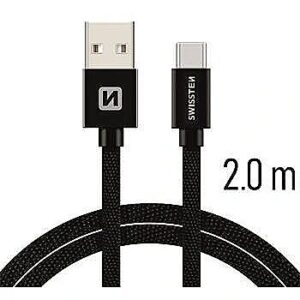 Swissten Textile Universal Quick Charge 3.1 USB-A to USB-C Data and Charging Cable