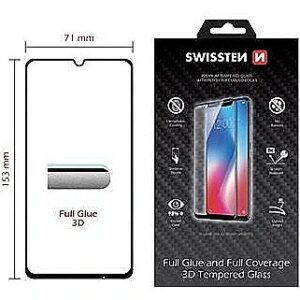 Swissten Ultra Durable 3D Full Face Tempered Glass Xiaomi Redmi Note 7 / Note 7 Pro Black SW-JAP-T-3D-XIAN7P-BK 8595217465015