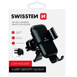 Swissten S-GRIP G2-AV4 Metal Age Gravity 360 Universal Car Air Vent Holder For Devices SGRIP-G2-AV4 8595217466111