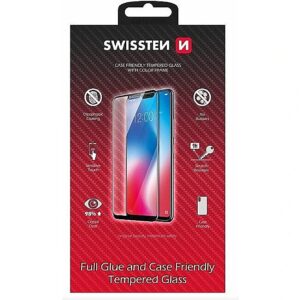 Swissten Full Face 5D Tempered Glass Huawei P Smart Pro Black SW-JAP-T-SP-HUA-PSMARTP 8595217470286