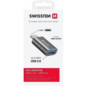 Swissten OTG Adapter USB-C to USB 3.0 Connection 55500100 8595217478886